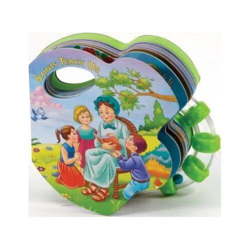 Rattle Board Book- Saints Teach Us