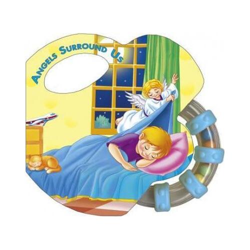 Rattle Board Book- Angels Surround Us