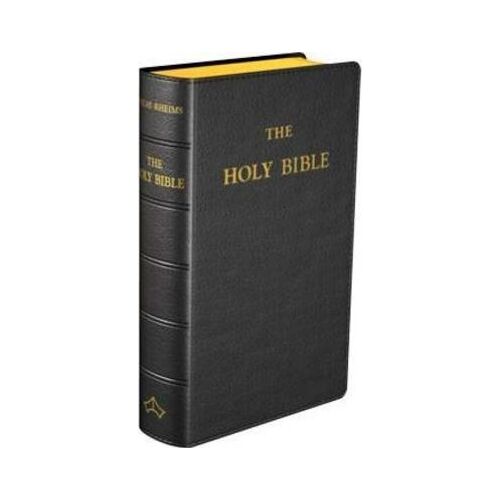 Douay Rheims Bible Pocket Size Black Leather