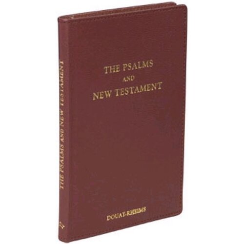 Psalms and New Testament (Burgundy Leather) Leather