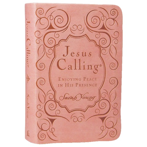 Jesus Calling, Pink Leathersoft, with Scripture References : Enjoying Peace in His Presence (a 365-Day Devotional)
