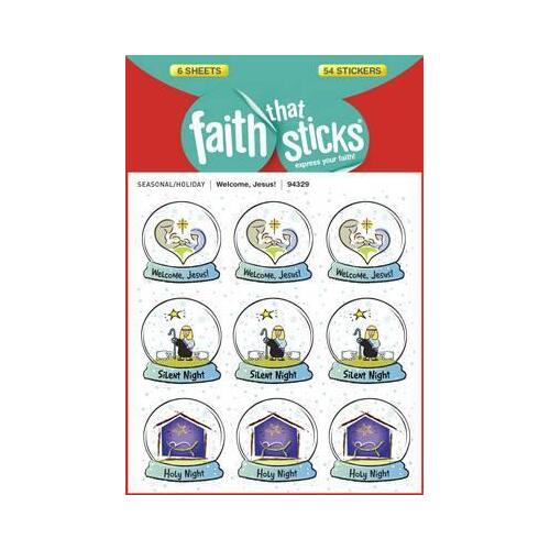 Stickers Faith that Sticks Welcome Jesus