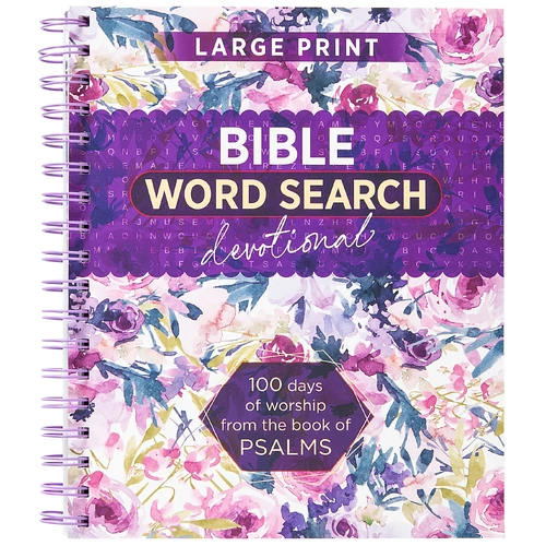 Bible Word Search Devotional: 100 Days of Worship from the Book of Psalms
