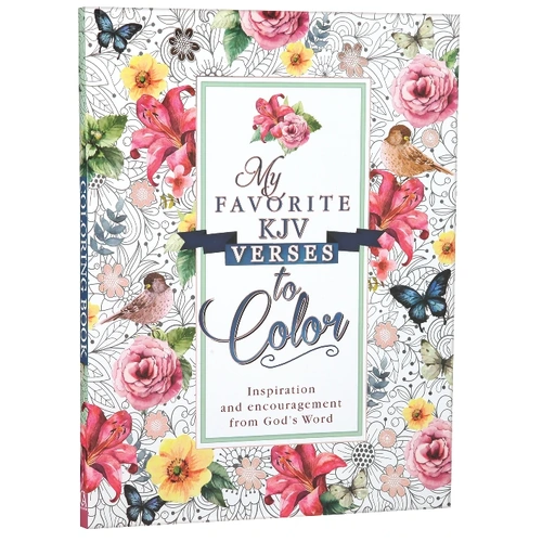 Coloring Book My Favorite KJV Verses (Adult Colouring Book Series)