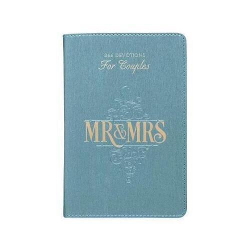 366 Devotions For Couples - Mr & Mrs (Blue Vinyl Cover)