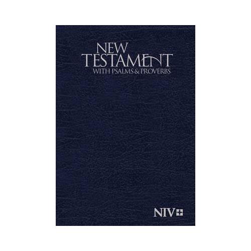 NIV New Testament with Psalms and Proverbs Pocket Blue Softcover