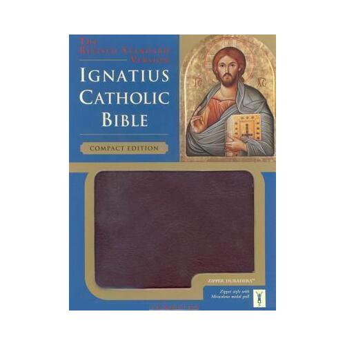 Ignatius Bible RSV Catholic Burgandy Zip Boxed