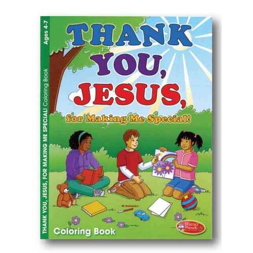Thank You Jesus For Making Me Special Colouring Book