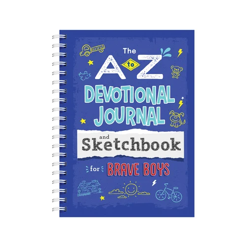 A to Z Devotional Journal and Sketchbook For Brave Boys (Nlv)