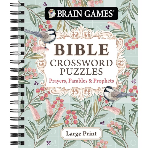 Brain Games - Bible Crossword Puzzles: Prayers, Parables & Prophets