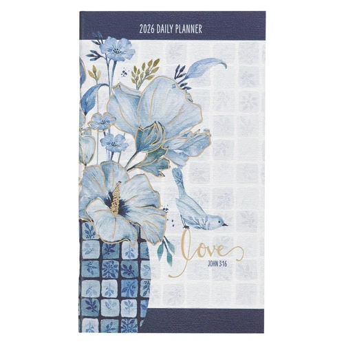 2026 24-Month Daily Diary/Planner: Love ( John 3:16)
