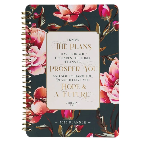 2026 Weekly Diary/Planner: Hope & A Future (Jer. 29:11)