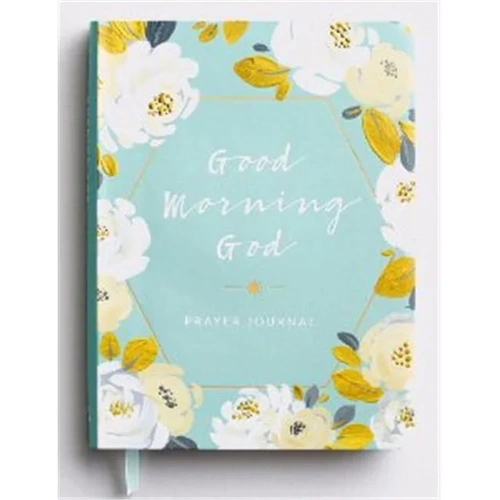 Prayer Journal: Good Morning, God, White Roses