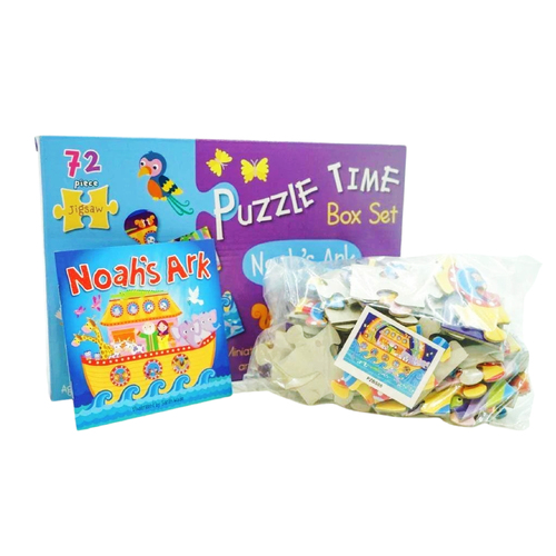 Noah's Ark Puzzle Time Box Set