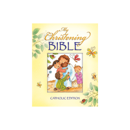 My Christening Bible: Catholic Edition (Yellow)