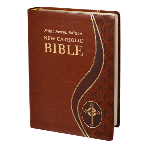 New Catholic Bible Giant Print Brown