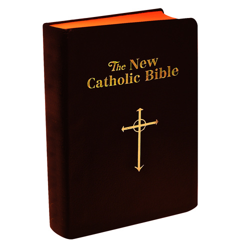 New Catholic Bible Compact Size Brown