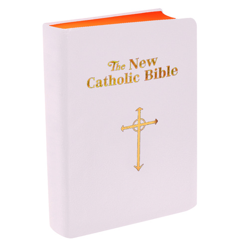 New Catholic Bible Compact Size White