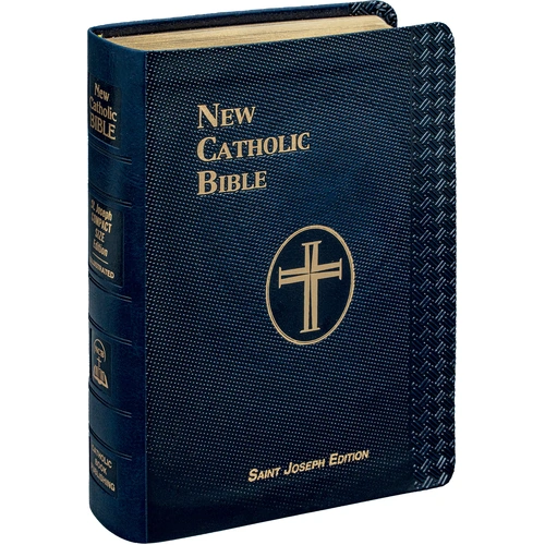 New Catholic Bible Compact Size Blue