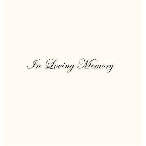 In Loving Memory Funeral Guest Book