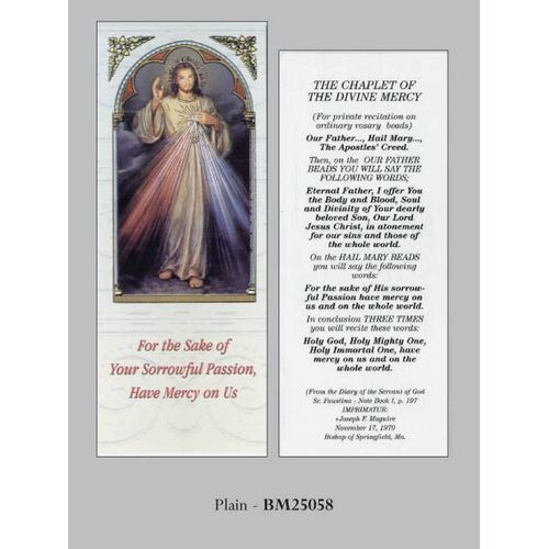 Bookmark - Divine Mercy