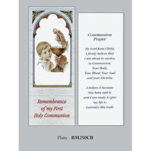 Bookmark - Communion Boy