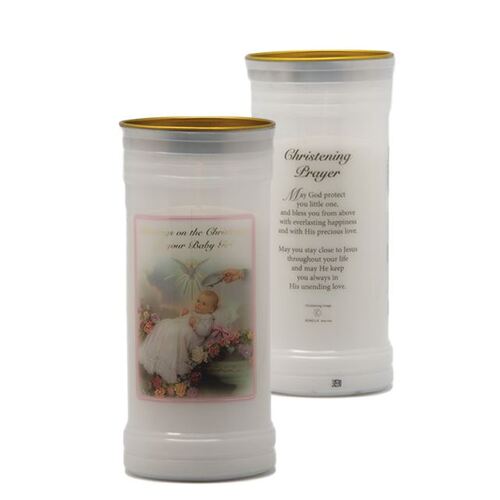 Devotional Candle - Girl Christening