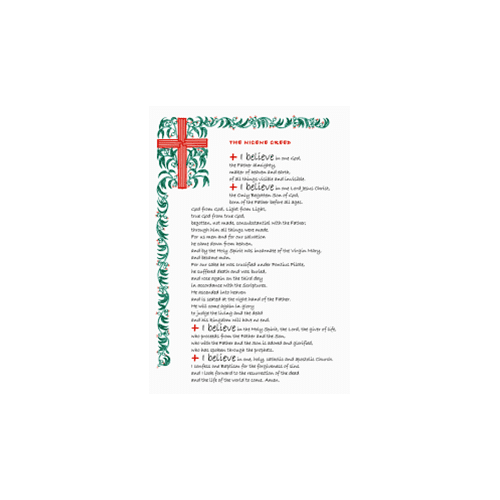 Certificate - Nicene Creed