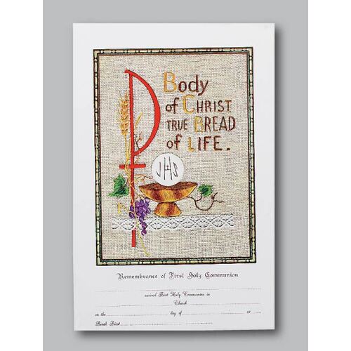 Communion Certificate