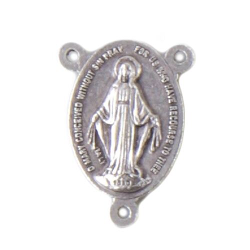 Rosary Centre Piece Miraculous /Sacred Heart Jesus (22mm)