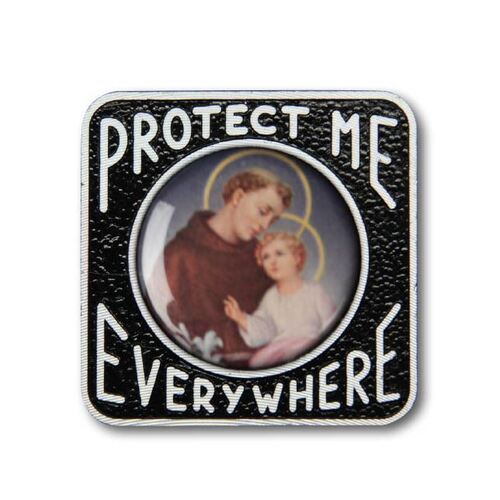 Car Plaque Protect Me St Anthony