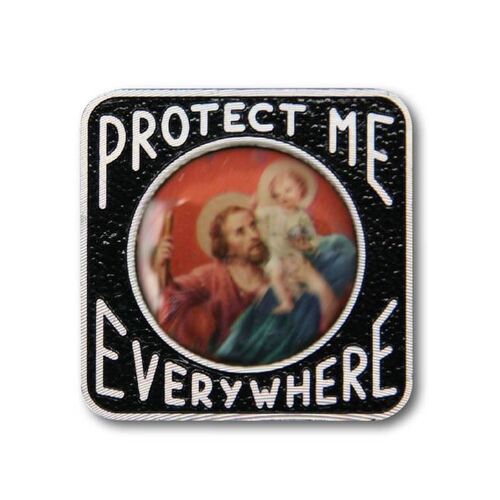 Car Plaque Protect Me St Christopher