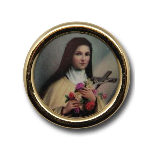 Car Plaque Round St Therese