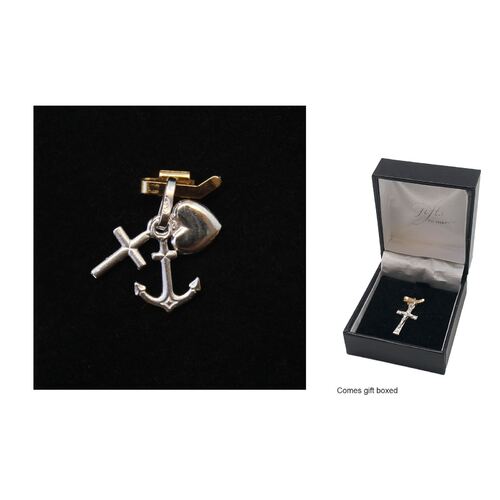 Sterling Silver Faith Hope and Charity - 15mm