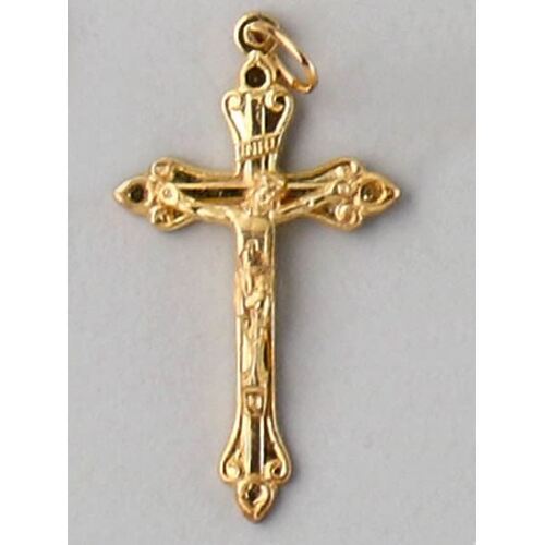 Crucifix - Gold 40mm
