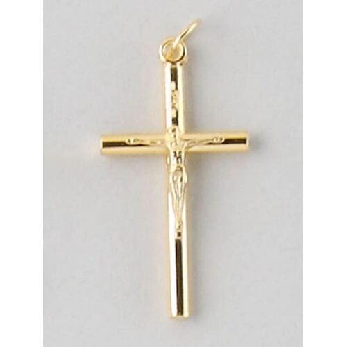 Crucifix - Gold 35mm