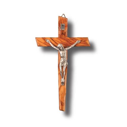 Crucifix Wooden Wall Olive - 170 x 100mm