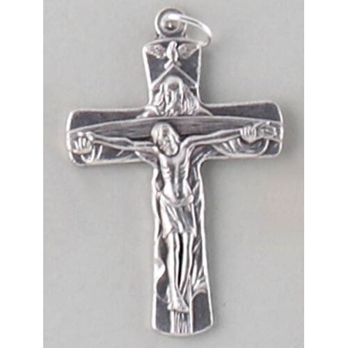 Crucifix - Trinity Metal 40mm
