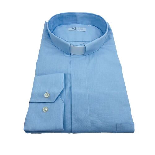 Clerical Shirt Long Sleeve Light Blue [Size: 49]