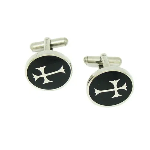 Stainless Steel Cross Cufflinks