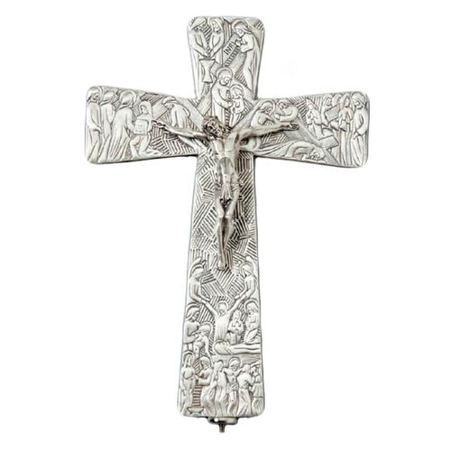 Processional Cross & Pole - Silver