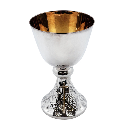 Chalice Silver Hammered