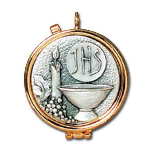 Pyx Pewter Chalice and Candle