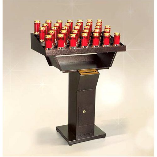 Votive Candle Stand Electric - Red Candles