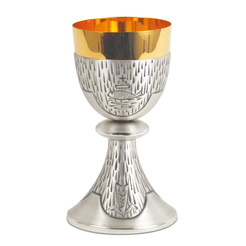 Chalice Bi Coloured Fish & Cross