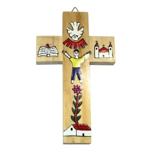 Confirmation Boy Cross 15cm - El Salvador