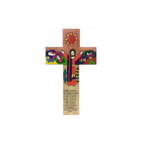 Our Father Cross 35cm - El Salvador