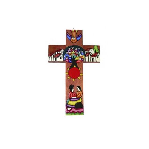 Tree of Life Cross - 25cm - El Salvador