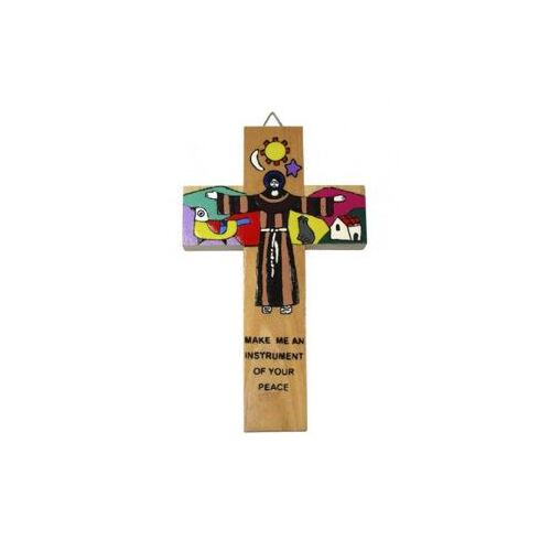 St Francis Cross 14cm - El Salvador
