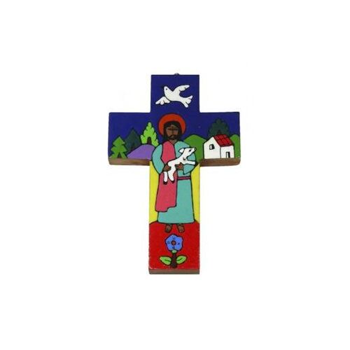 Good Shepherd Cross 10cm - El Salvador